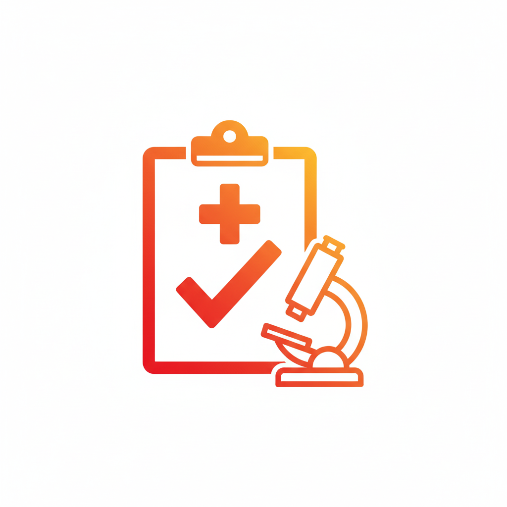 Accurate and reliable pathology report icon representing trusted services at the best pathology lab in Udaipur.