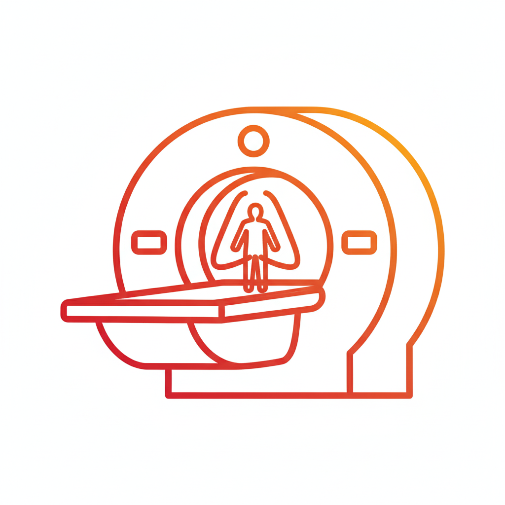 Advanced 3D silent MRI technology illustration at leading MRI center in Udaipur