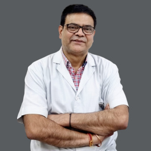 Portrait associated with the profile of Dr. Rajendra Kachhawa, featured in the Arth Diagnostics medical team.