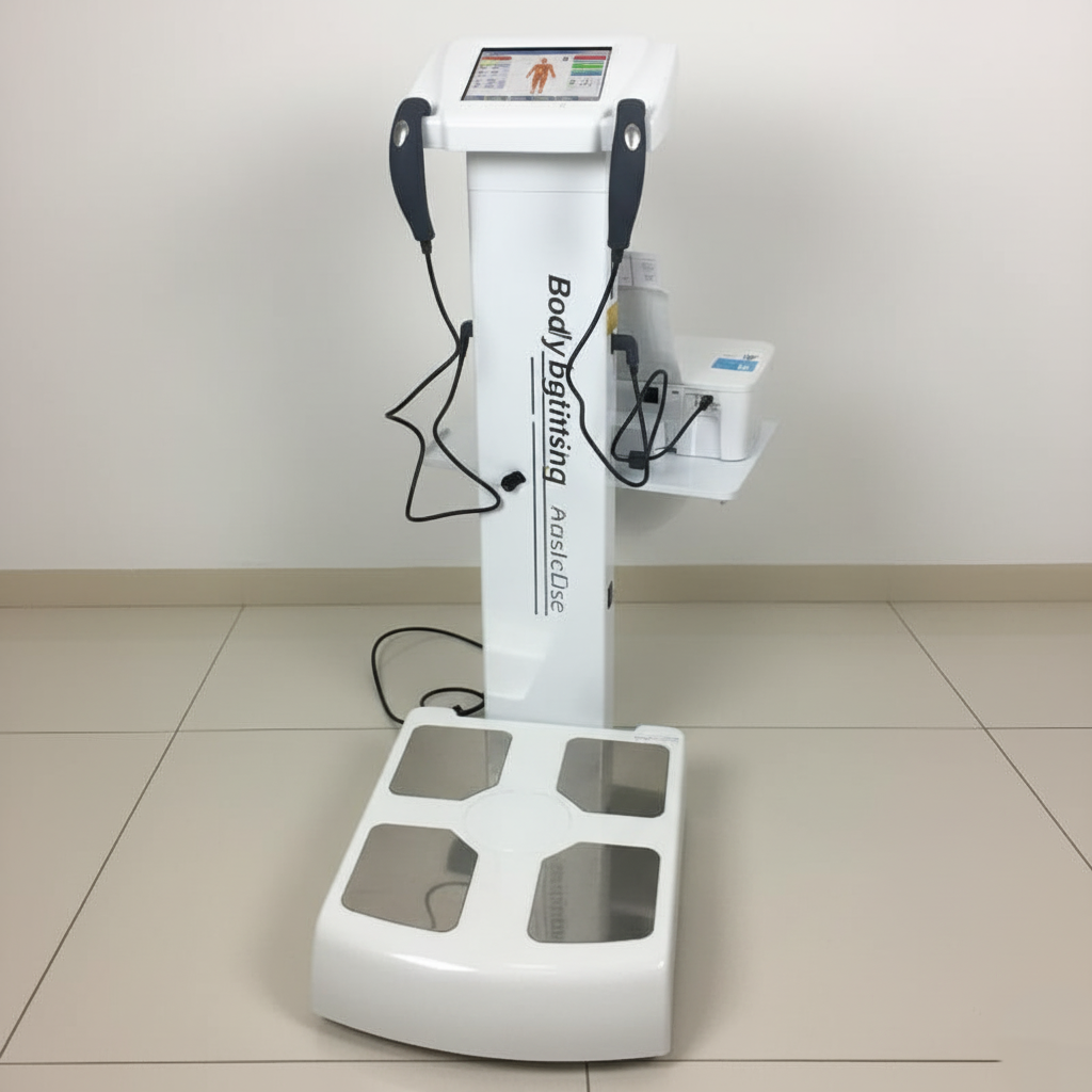 Body composition analyzer used for fat, muscle, and metabolic assessments at Arth Diagnostics