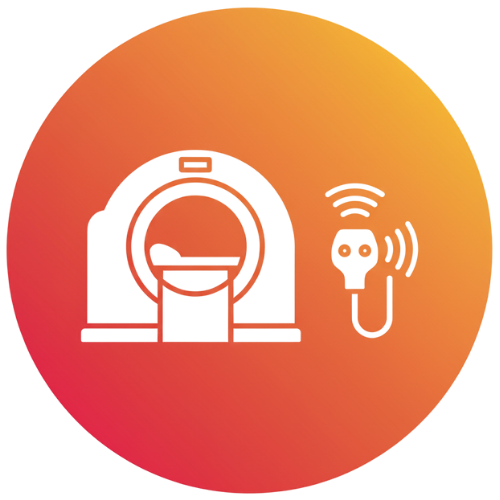 Imaging test icon representing X-ray, ultrasound, and ECG used during a full body check-up in Udaipur.