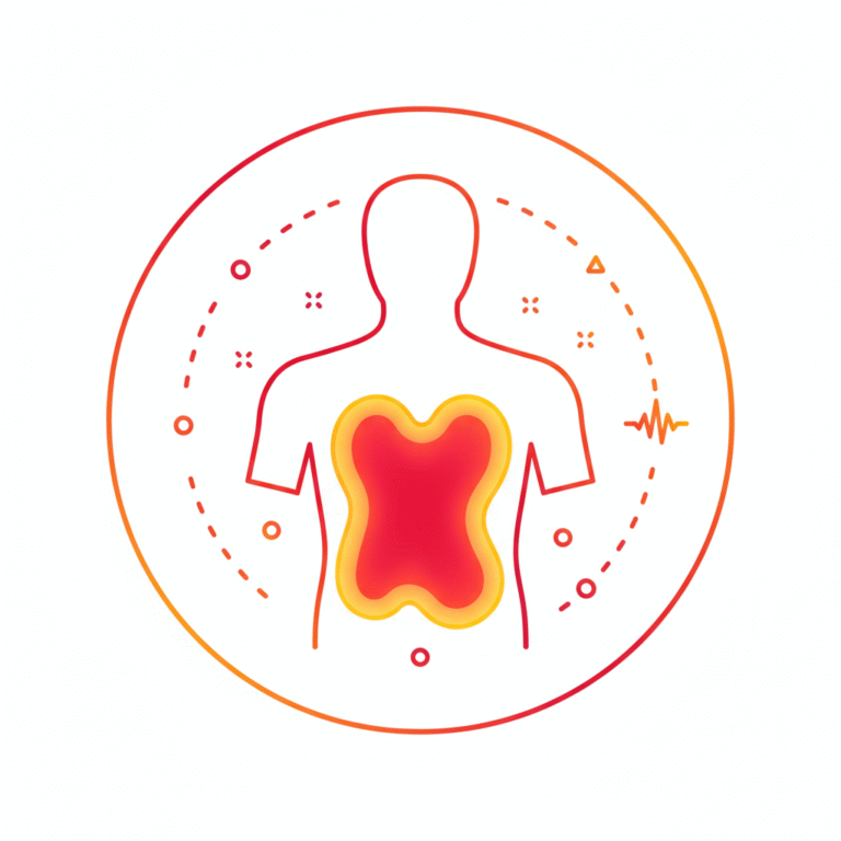 This icon represents using CT scans to monitor changes in tumor size and response to treatment. Arth Diagnostics Udaipur provides reliable follow-up imaging for cancer patients.