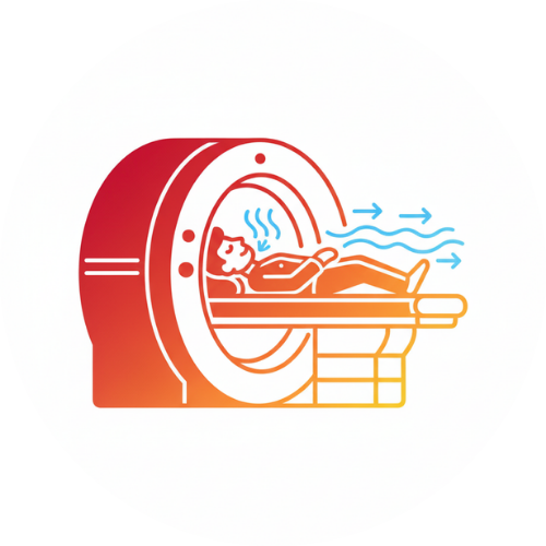 Open and spacious MRI design ensuring no suffocation at Arth Diagnostics in Udaipur